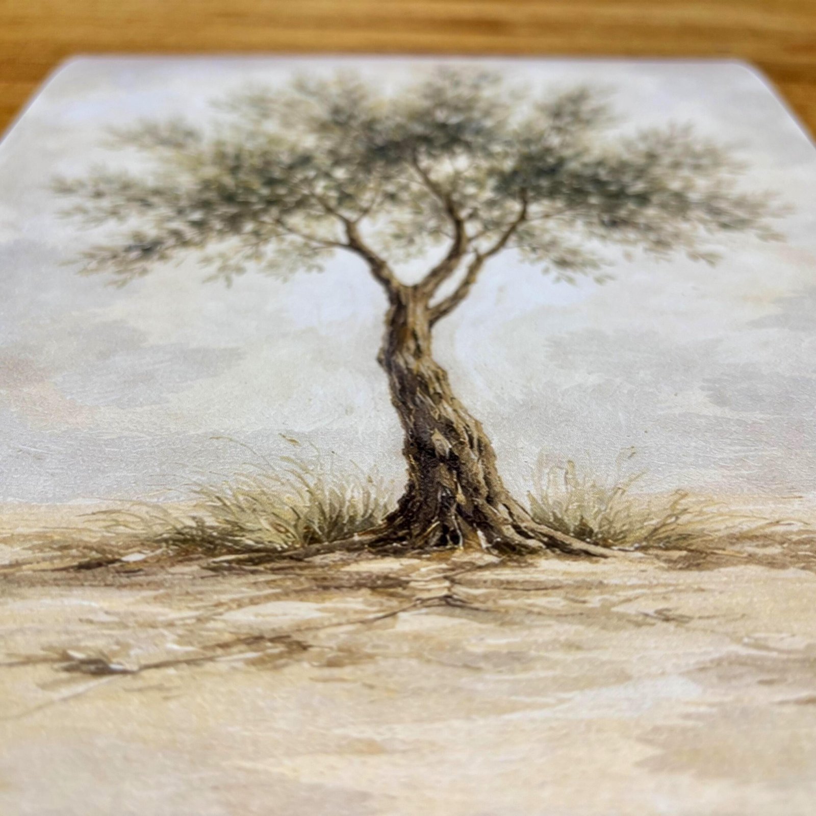 Christian Wall Art Psalm 52:8 Olive Tree Bible Verse Print | English/Spanish Scripture Wall Decor | Botanical Faith Wall Print
