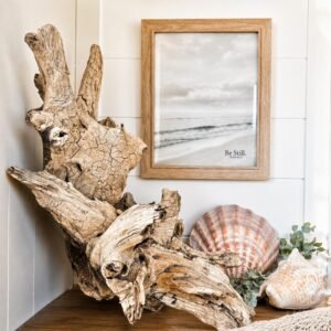 Be Still Coastal Beach Wall Art | Psalm 46:10 Christian Print | English, Spanish or No Words Decor