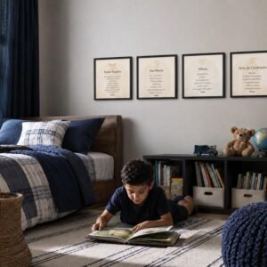 Kids Essential Prayer Bundle | English or Spanish Catholic Nursery Prayer Prints